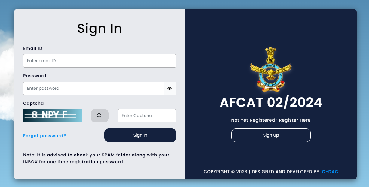Air Force AFCAT 02/2024 Batch