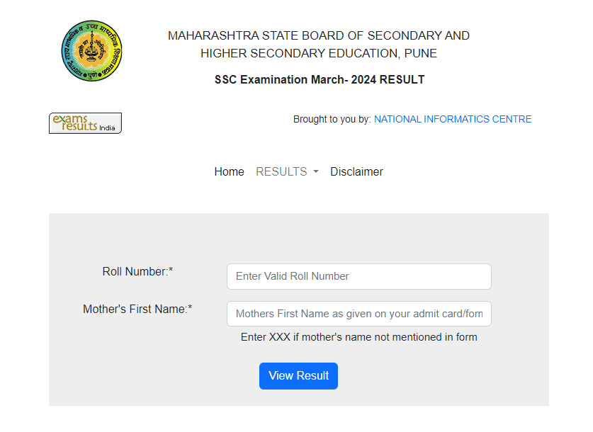 Maharashtra Board Class 10th SSC Result 2024