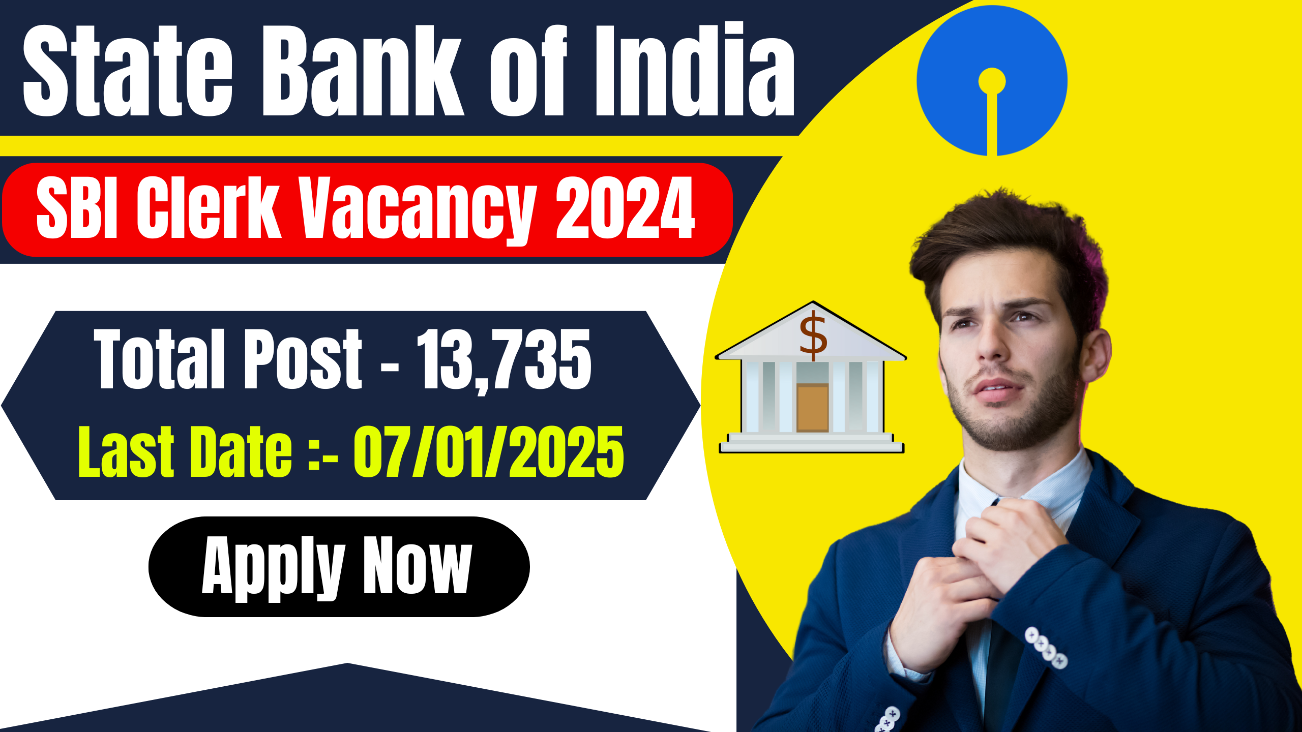 SBI Clerk Vacancy 2024