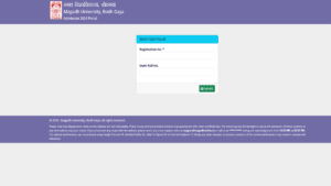 Magadh University UG Part 2 Result 2025