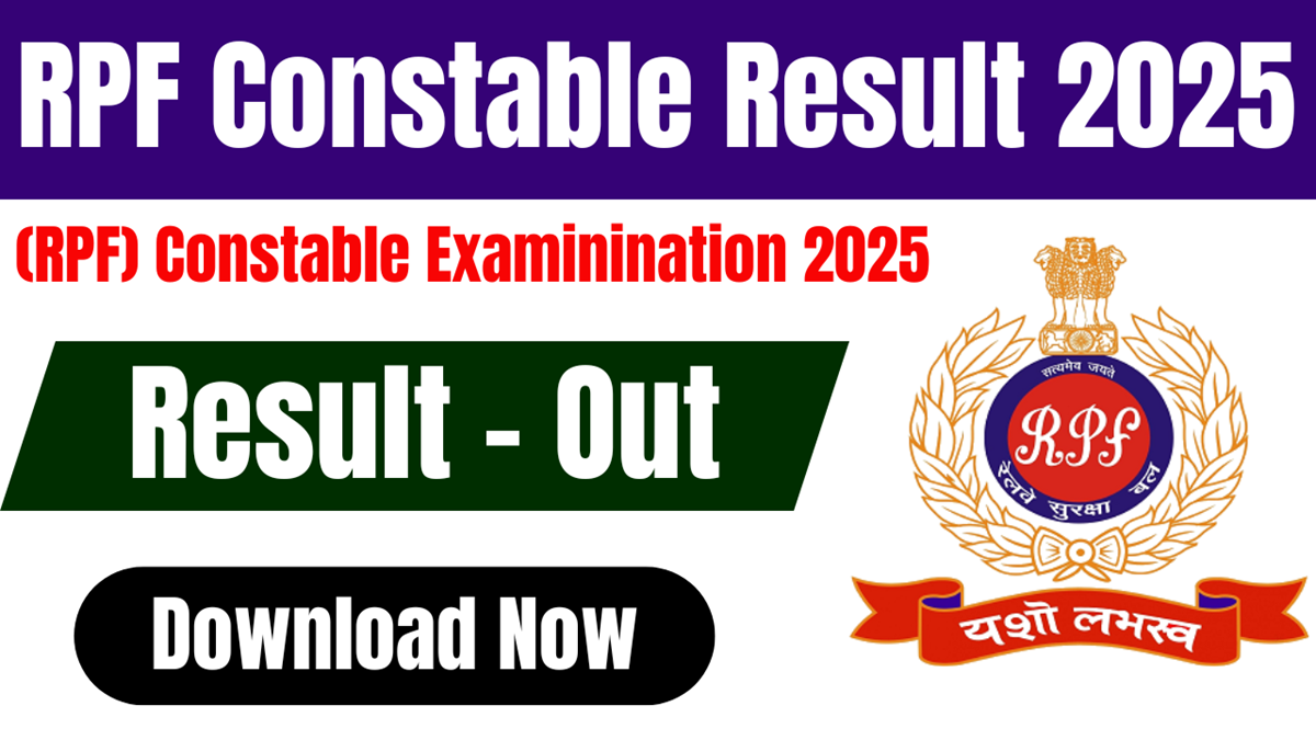 RPF Constable Result 2025