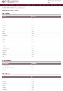 BRABU UG 3rd Merit List 2025