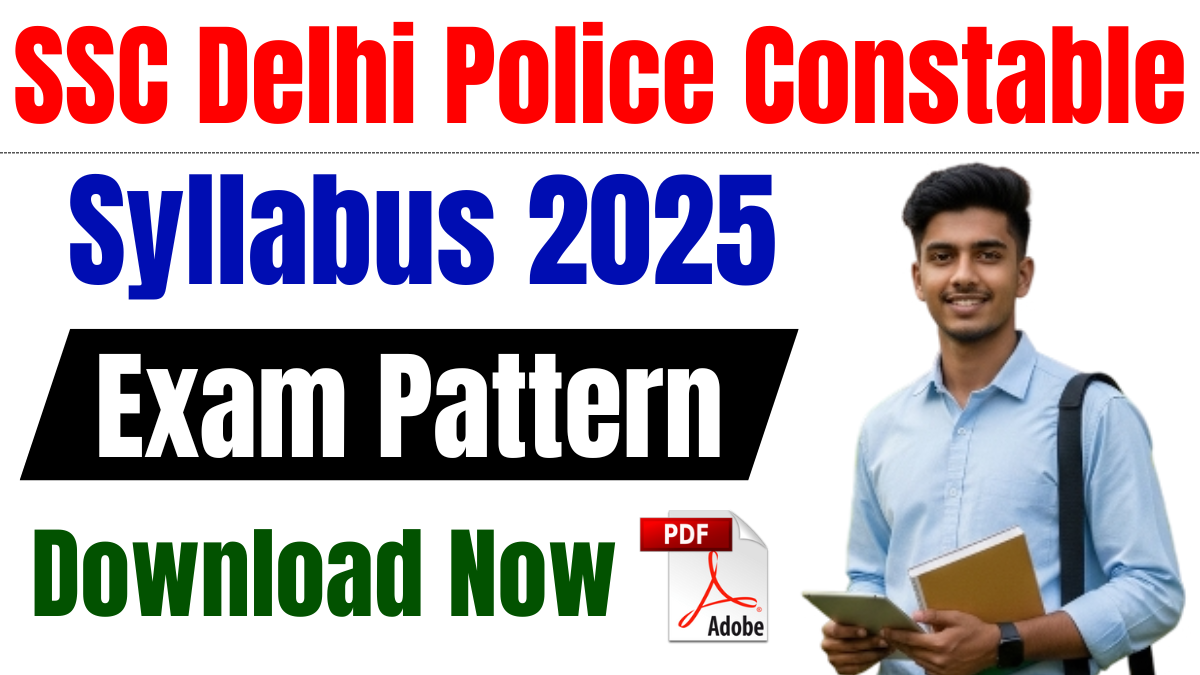SSC Delhi Police Constable Syllabus 2025
