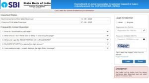 SBI Clerk Admit Card 2025 Download Now
