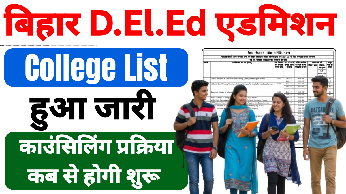 Bihar DELED College List 2025