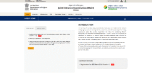 JEE Main 2026 Online Form Apply