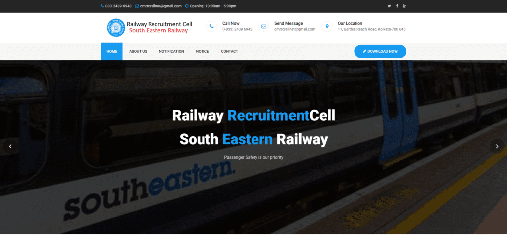 RRC SER Apprentice Vacancy 2025