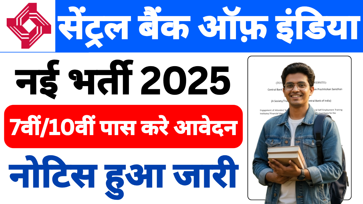 Central Bank of India Recruitment 2025