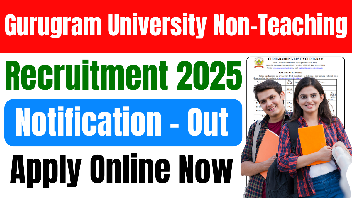 Gurugram University Non Teaching Recruitment 2025